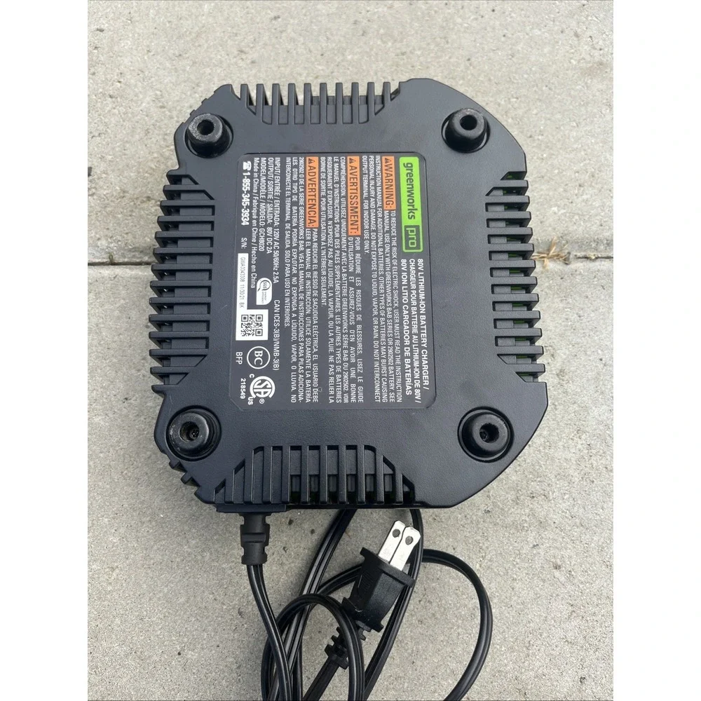 GreenWorks 4Ah Charger 80v Genuine OEM